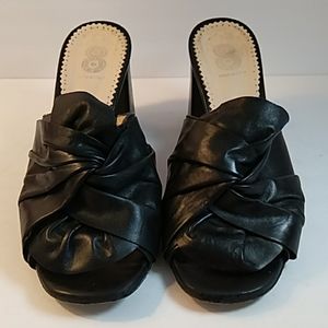 Italian Unique Open Toe Sandals Stylish Beauty Sz6